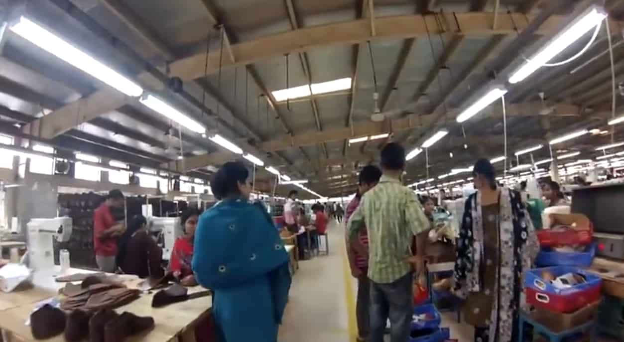 Imagen de la fábrica de zapatos fg